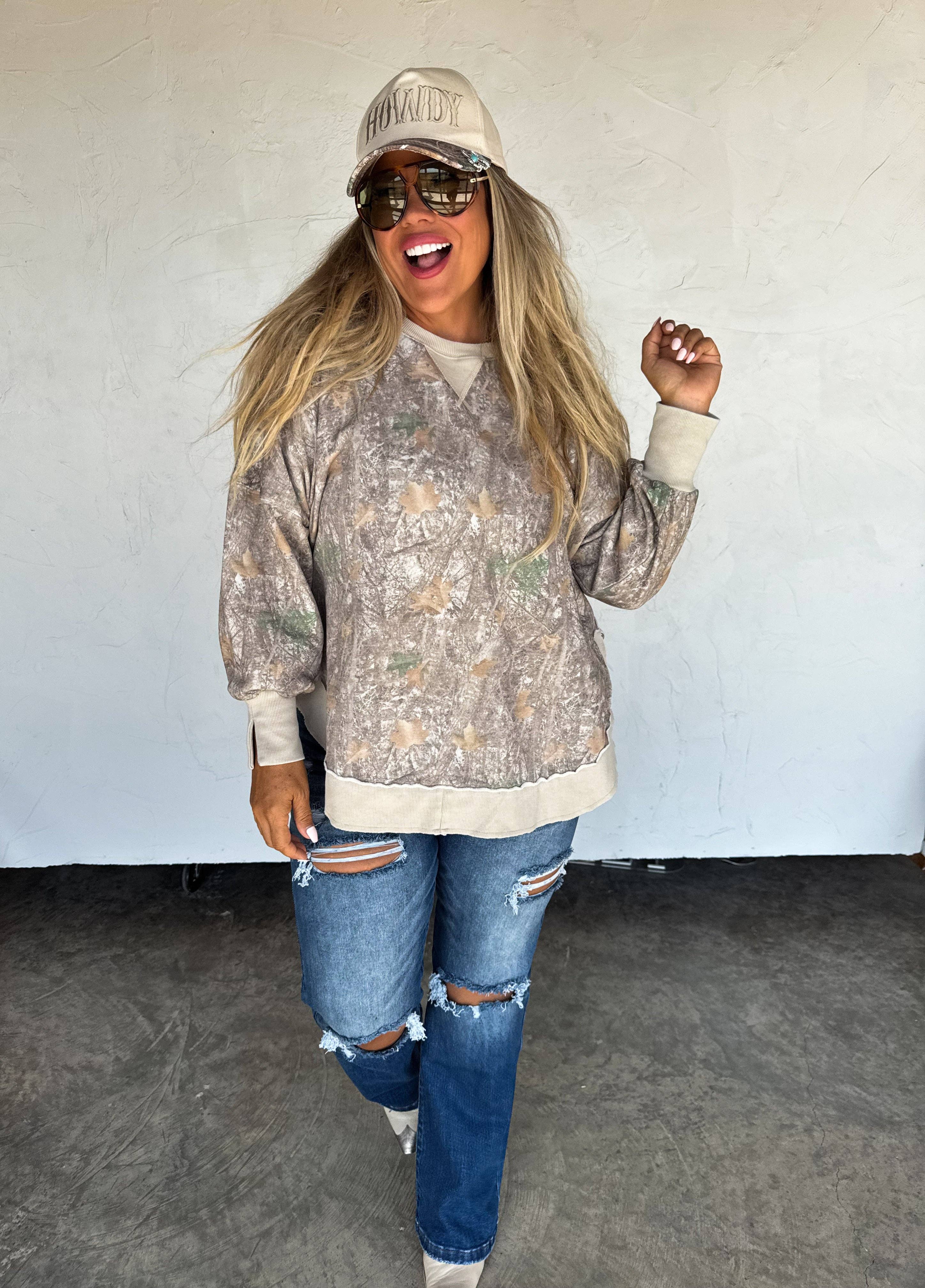 BLAKELEY - Vente Sweat-shirt – femme - SWEATSHIRT DÉLAVÉ JOSS19