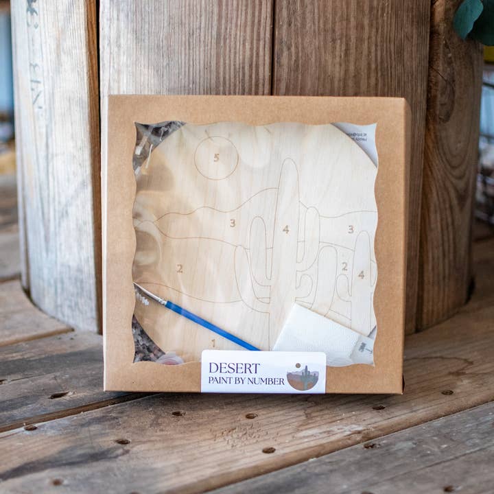 Still Magnolia - Wholesale DIY craft kit - Desert - Paint By Number3