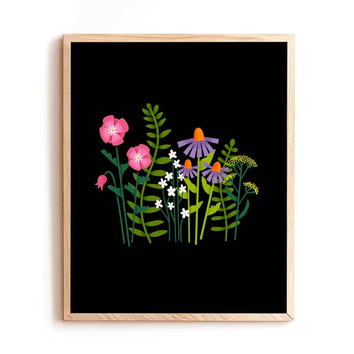 Wild Flowers Print for wholesale by Hideaway House Studio