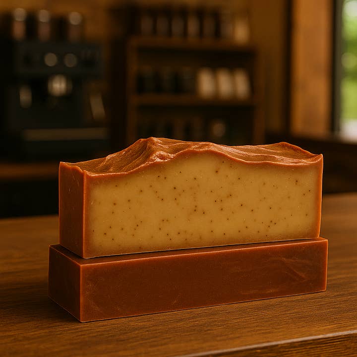 DeShawn Marie Soap Boutique - Wholesale Bar Soap - Hot Mocha Coffee Soap Loaf 3.5 lb1