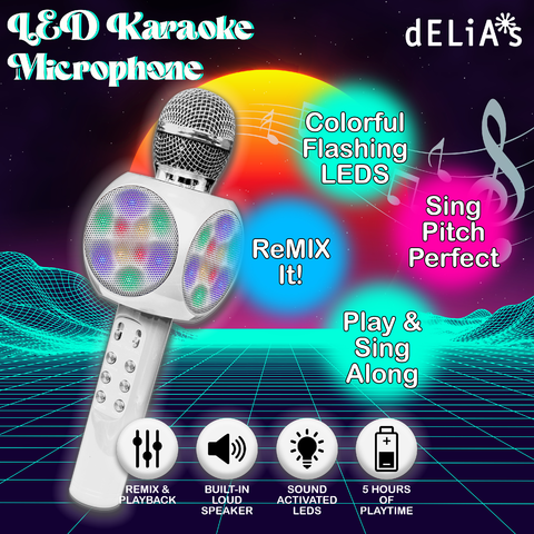Gabba Goods - Wholesale Speakers - Gabba Goods Karaoke LED Karaoke Microphone Speaker6