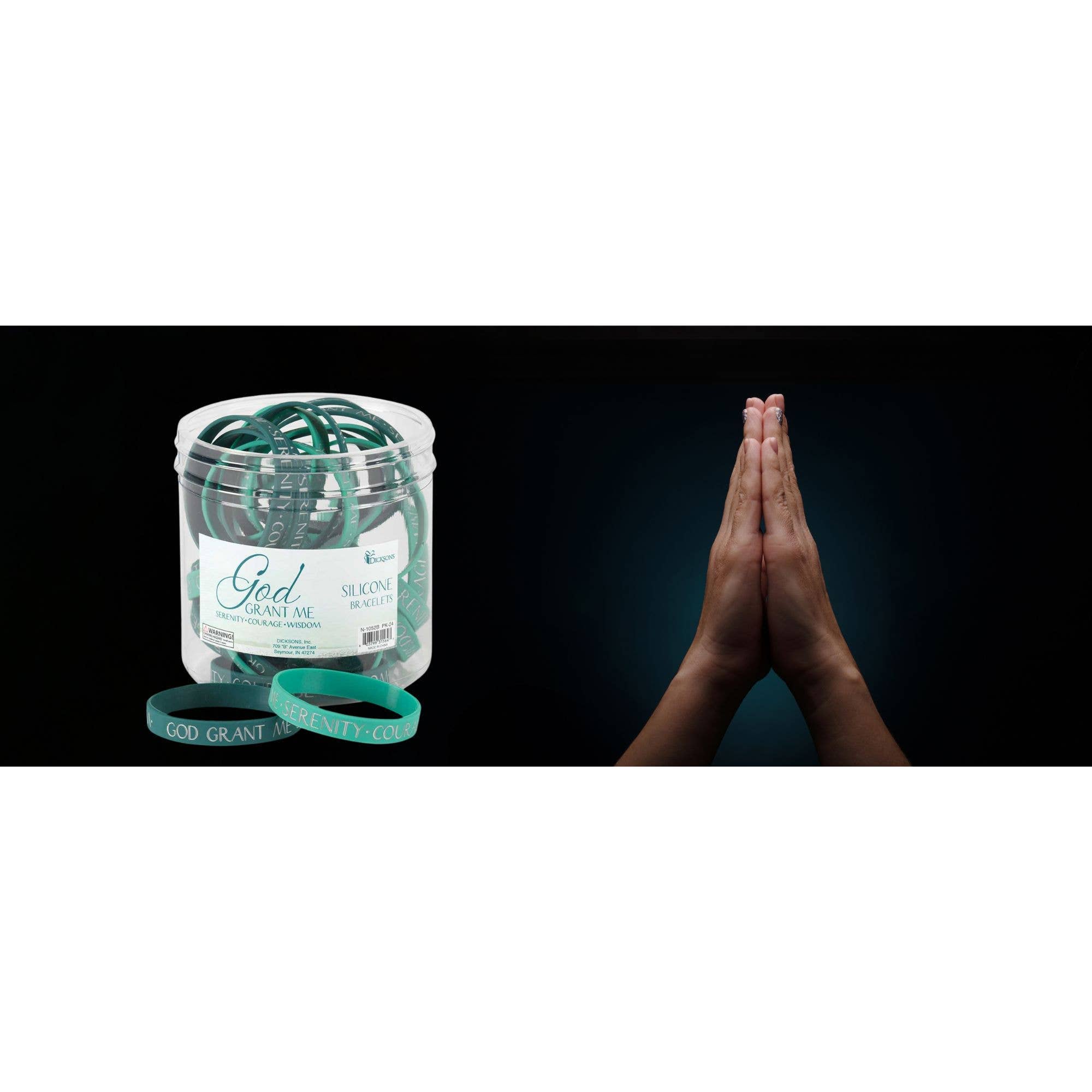 Dicksons - Wholesale Wristband - Serenity Prayer Bracelets Tub1