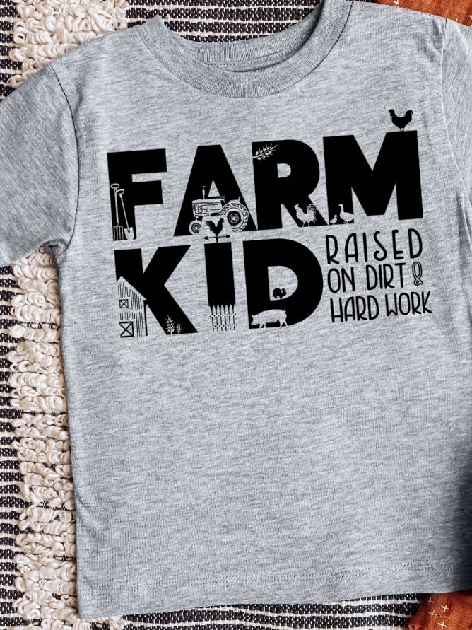 Farm Kid élevé sur la saleté et le dur labeur pour la vente par Buckin Baby Wholesale