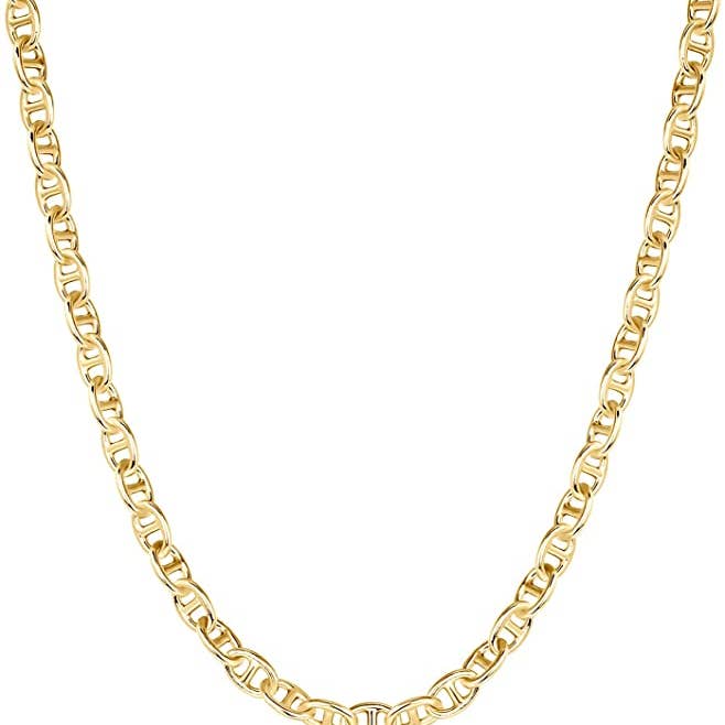 MRKD for Life - Wholesale Link & Chain Necklace - 14k Gold Mariner Chain Link Necklace