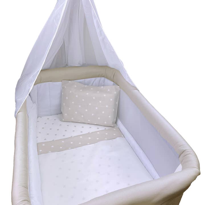 Andy & Helen - Venturi Group - Wholesale Cot/Crib Sheets - NEXT TO ME COT SHEET SET - SIDE BED