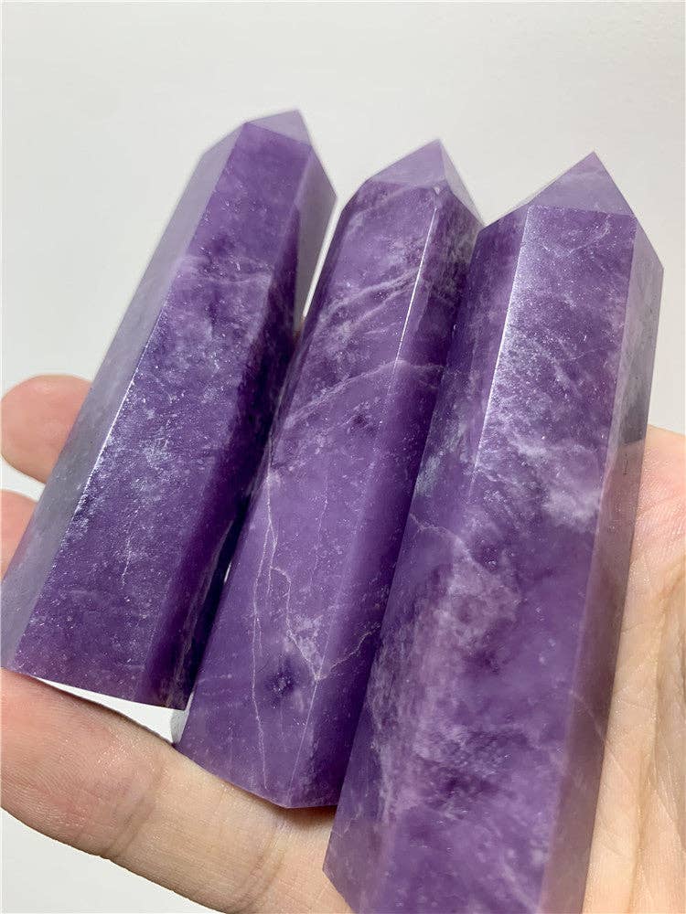 Moon Rituals - Wholesale Spiritual Stone/Crystal - Radiant Lepidolite Tower - Crystal Energy for Tranquility and Inner Balance2