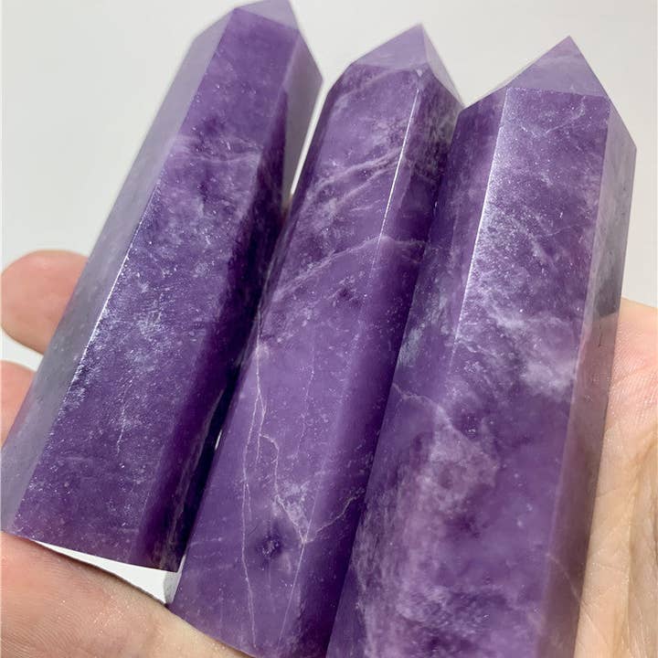 Moon Rituals - Wholesale Spiritual Stone/Crystal - Radiant Lepidolite Tower - Crystal Energy for Tranquility and Inner Balance2