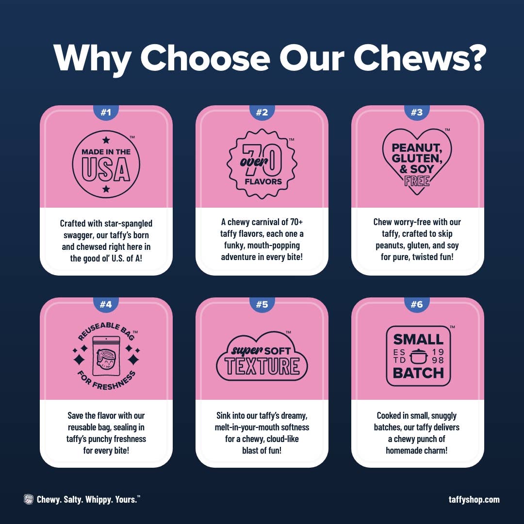 Taffy Shop - Wholesale Taffy - San Francisco Taffy Bag4