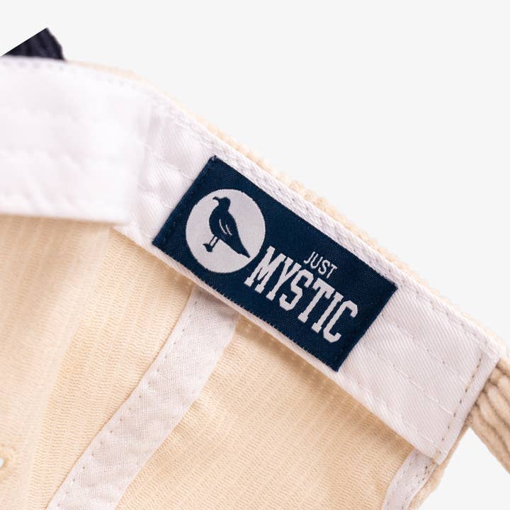 Just Mystic - Wholesale Baseball Cap - Unisex - Corduroy Logo Hat in Navy/White