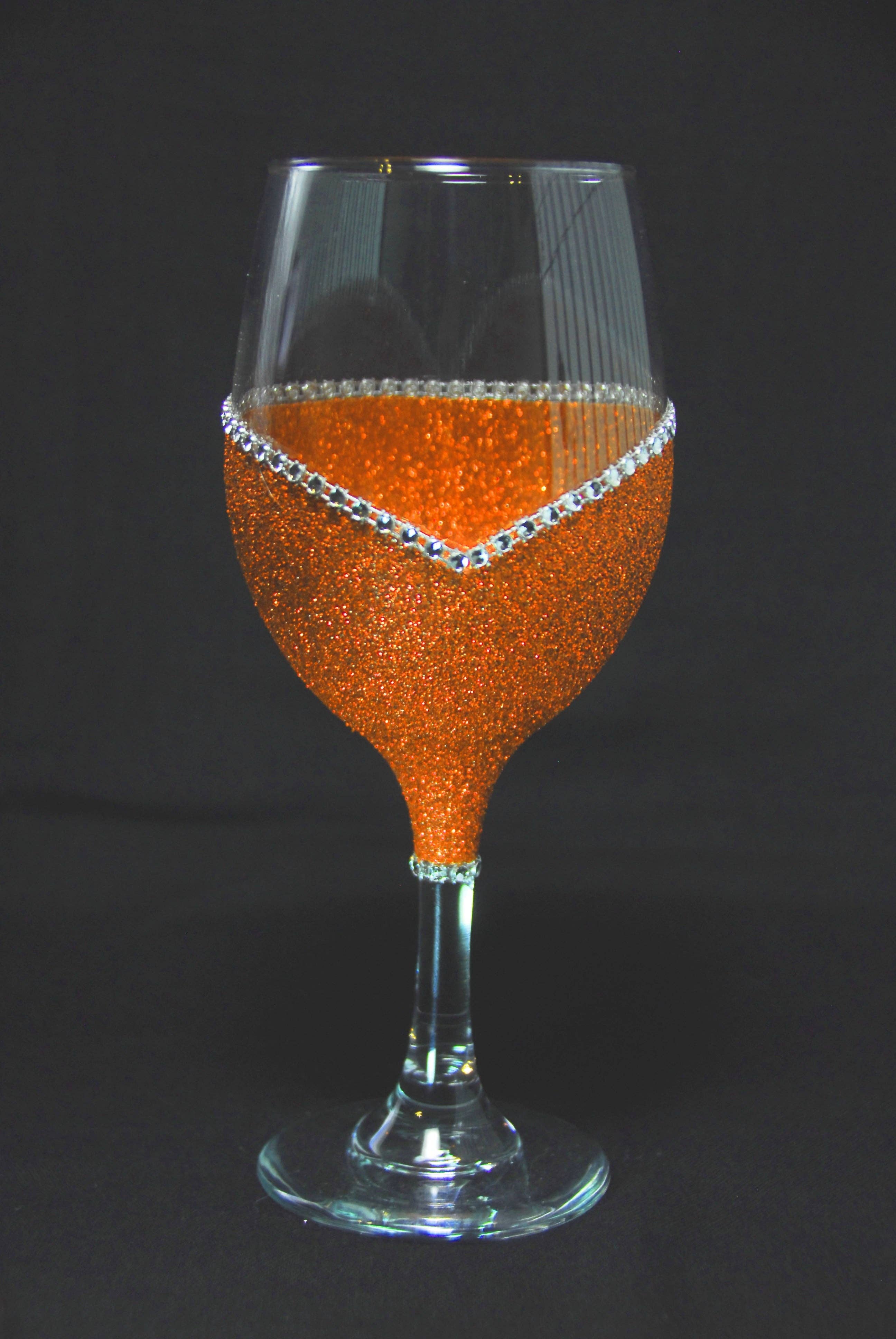 WineyBitches.Co - Wholesale Wine Glass - Flight Club (Witch on Broom) – Bling Glitter Glass Wine Glasses (Halloween Collection)4