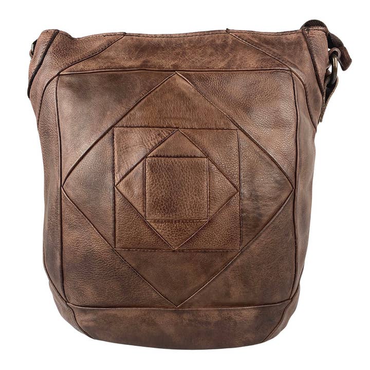 Arrigo - Wholesale Crossbody bag – Women's - Arrigo Ladies Crossbody Shoulder Washed Leather24