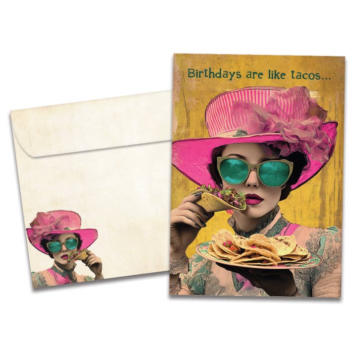 How Many Tacos Birthday 4 Pack 22476 for wholesale by Tree-Free Greetings