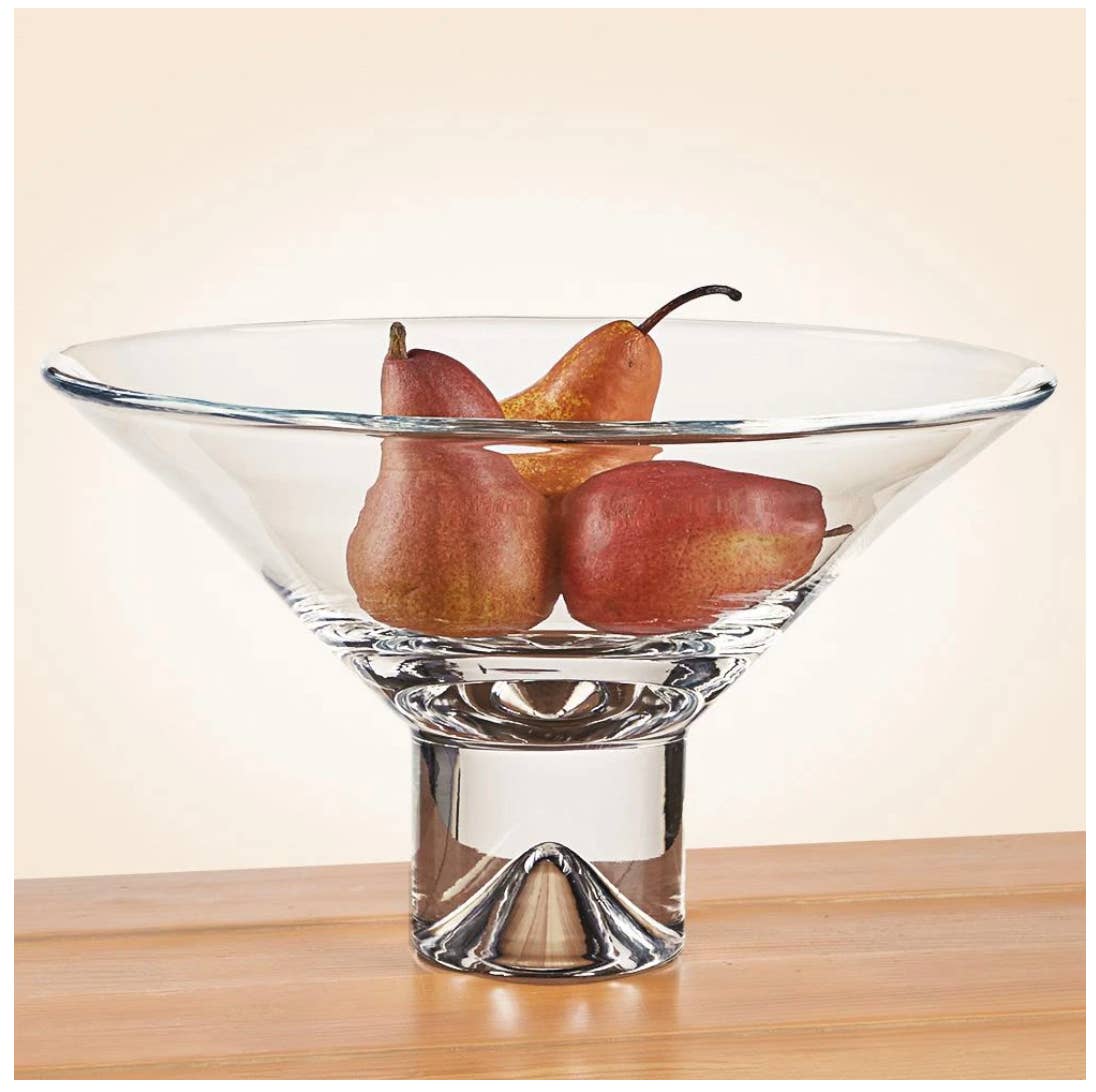 Badash - Wholesale Decorative Plate/Dish/Bowl - Monaco Pedestal Mouth Blown European Lead Free Center Piece0