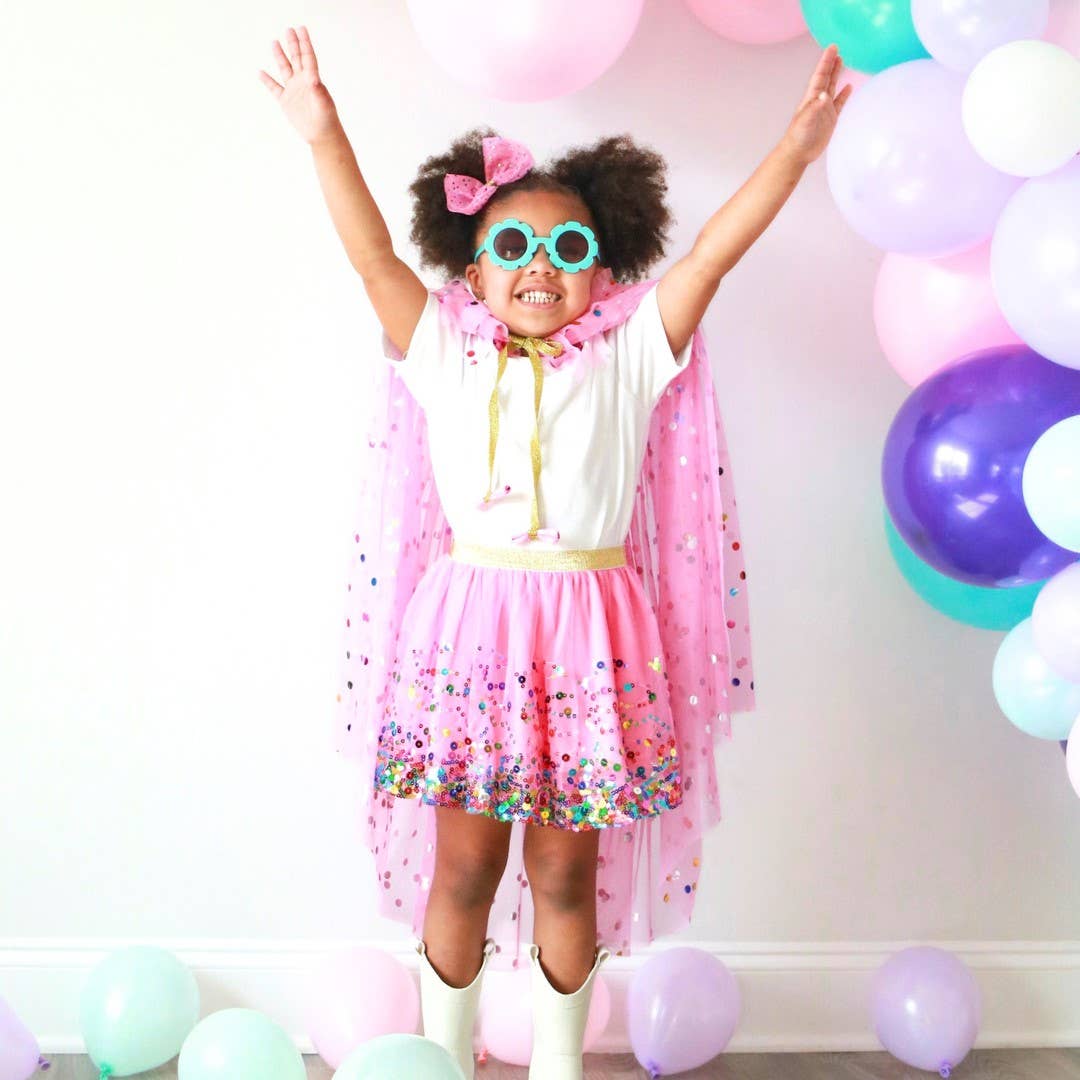 Sweet Wink - Wholesale Tutu - Kids - Raspberry Confetti Tutu - Dress Up Skirt - Kids Tutu7