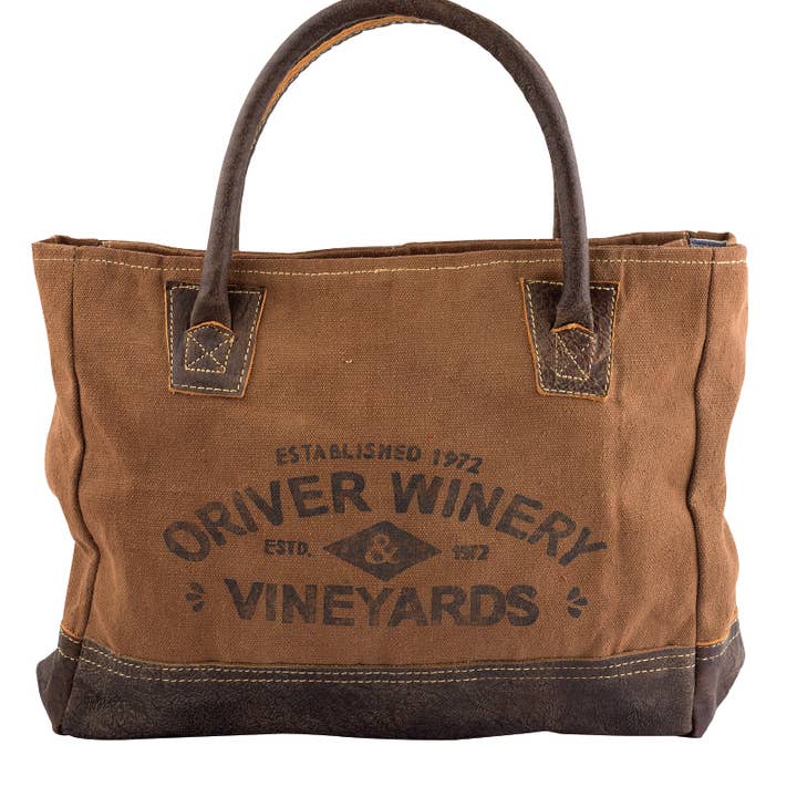 Clea Ray Canvas Bags & Clothing - Wholesale Tote Bag - Women's - Oriver Winery Tote