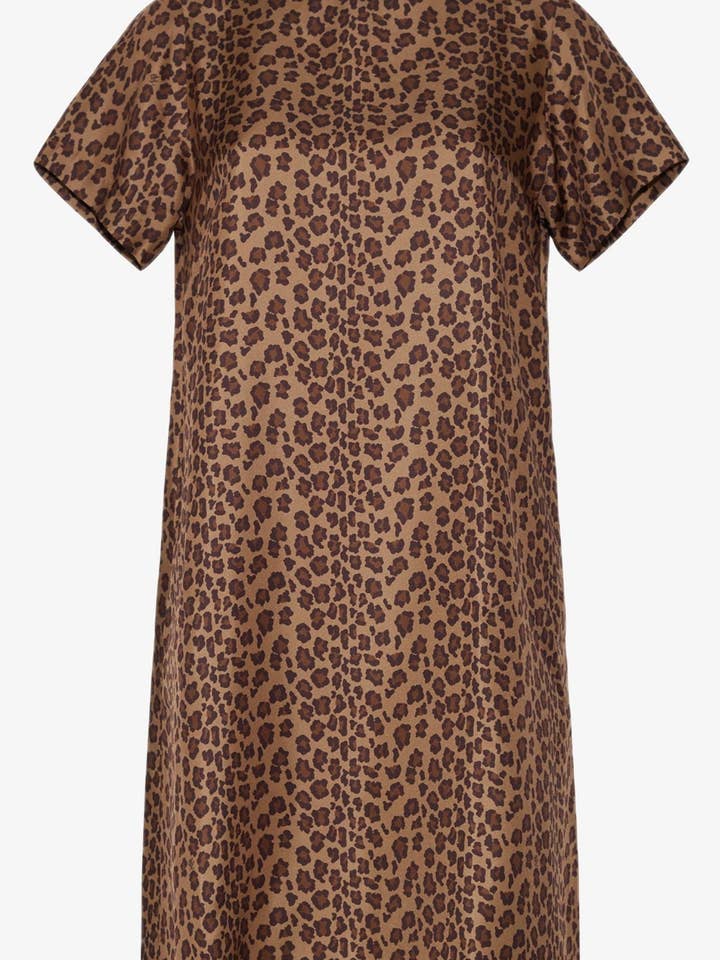 Robe T-shirt en soie Porcia | Panthera pour la vente par Nieves Lavi
