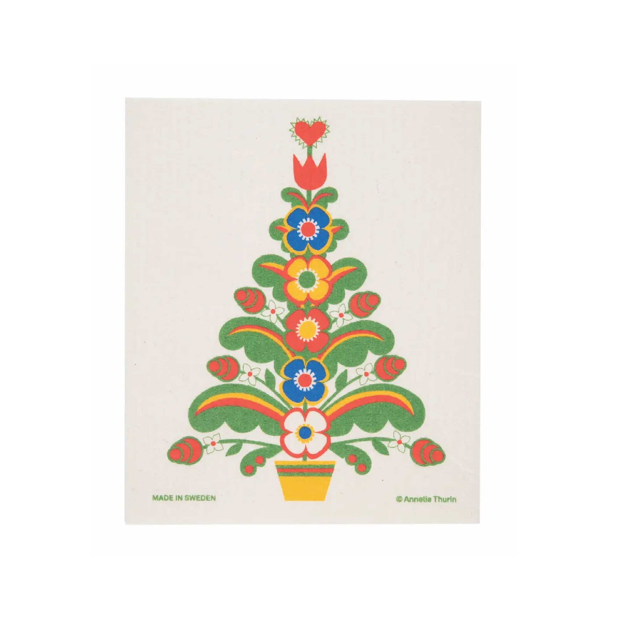 Cose Nuove - Wholesale Dishcloth - Swedish Dishcloth - AT Kurbits Tree0