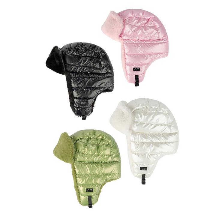 Casquette de trappeur C.C avec doublure en fausse fourrure pour la vente par Shopping2help