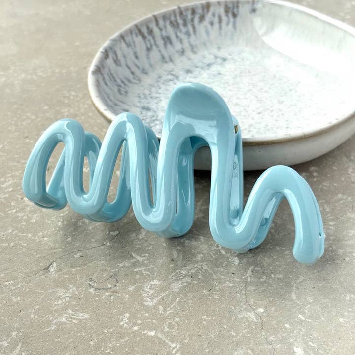 Blauwe golvende klauwklem voor wholesale door Flax Barn