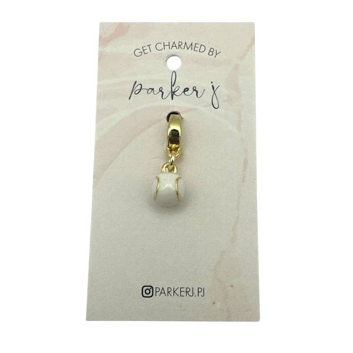 Baseball Charm for wholesale by Parker J Jewelry & Charm Bar