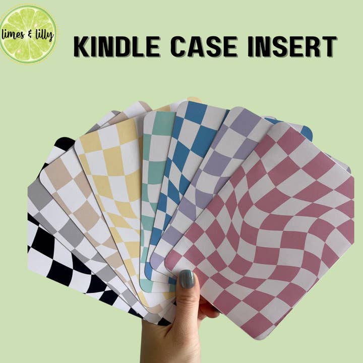 Kindle Insert for Clear Case | Cardstock Insert | Bookish Gift | Ereader | Kindle Accessories | Book Merch for wholesale by Limes & Lilly