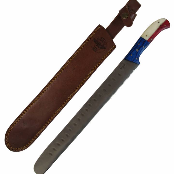Ruddock Bros. LLC - Wholesale Kitchen/Utility Knife - Lone Star Brisket Knife - Stainless Steel - 18" Overall Length1