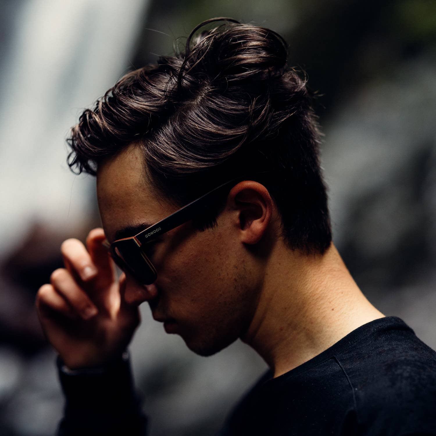 GOWOOD - Wholesale Sunglasses - Unisex - Canadian Black Maple Sunglasses with Black Polarized Lenses6