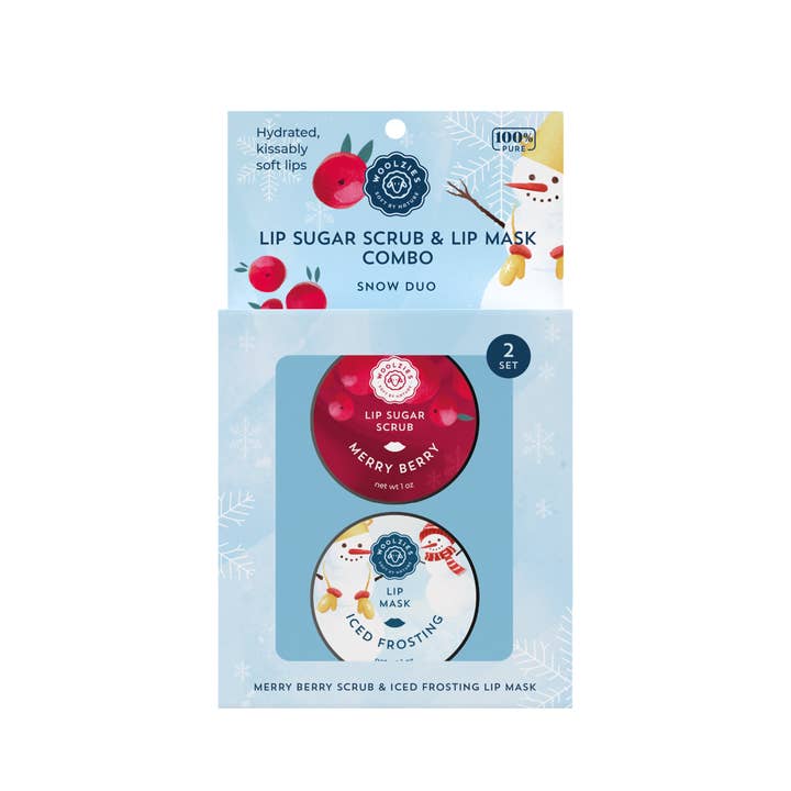 Woolzies - Wholesale Lip scrub/polish - Lip Sugar Scrub & Lip Mask Snow Duo3