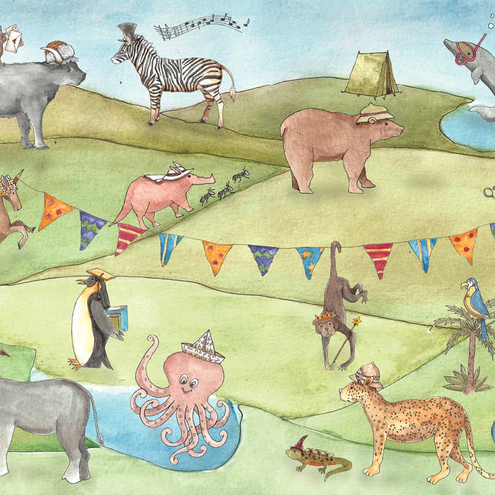 Schiffer Kids - Wholesale Preschool Book (3-5) - Wild Animal ABC7