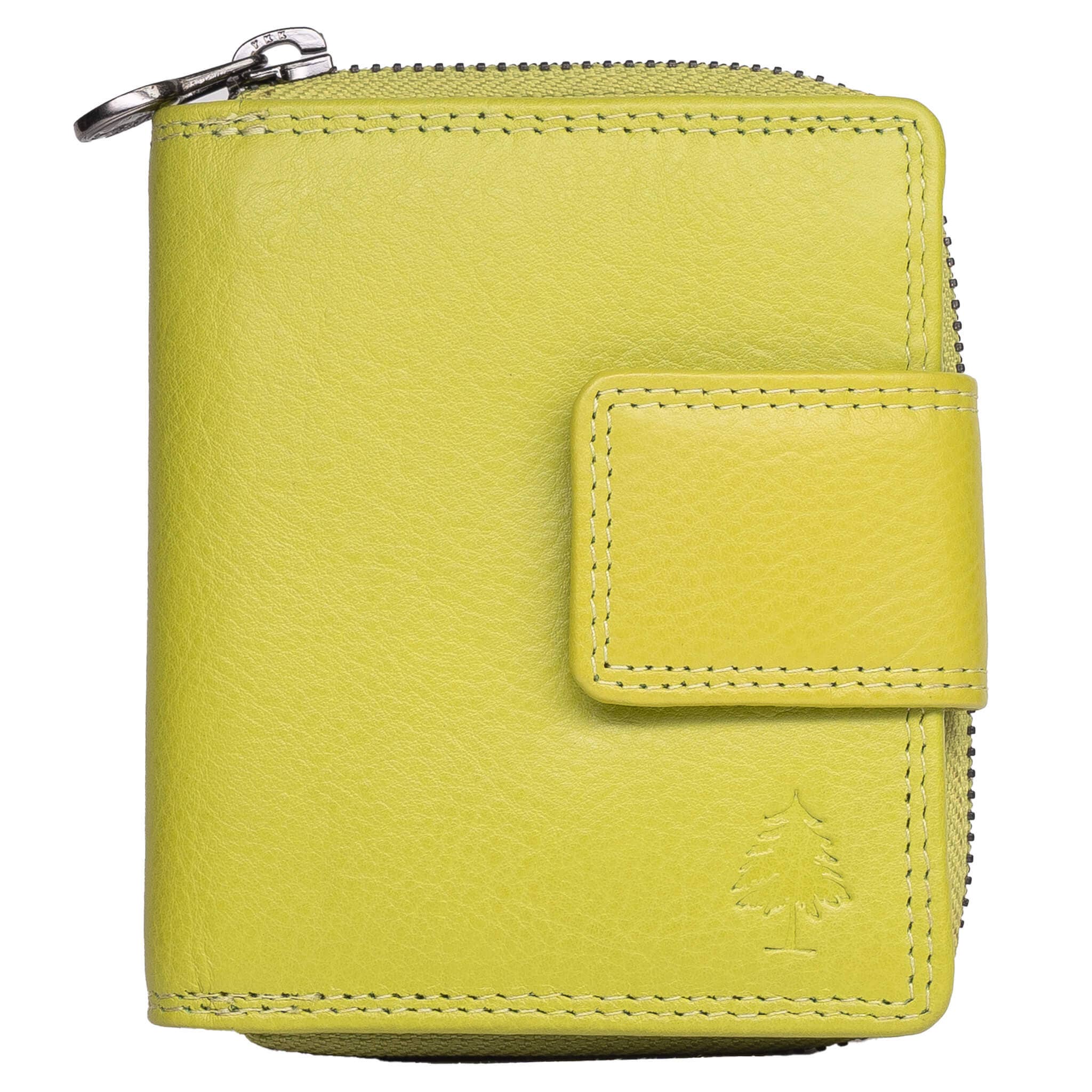 Greenwood - Vente Portefeuille – unisexe - Petit portefeuille en cuir Akiro pour femmes avec compartiment zippé pour hommes20