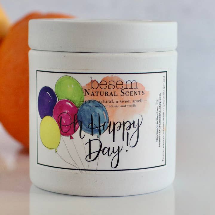 Oh Happy Day // orange, grapefruit, vanilla for wholesale by Besem Natural Scents