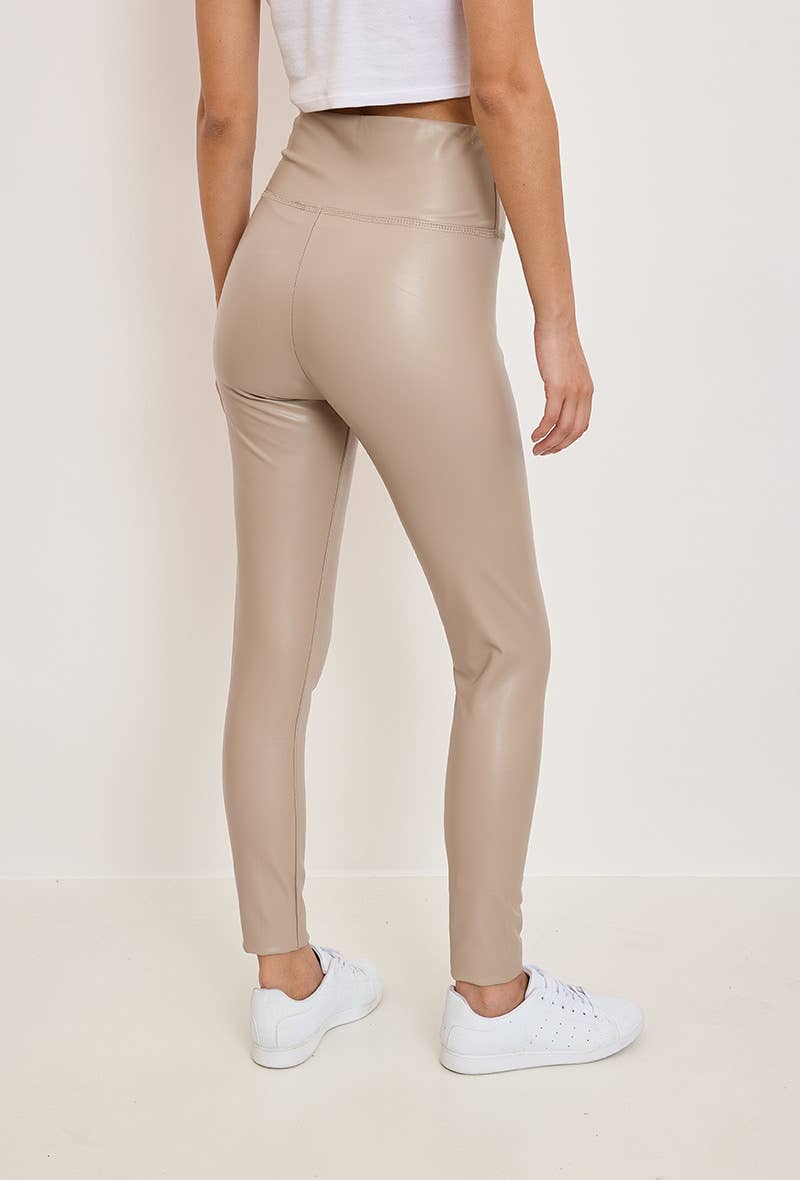 Orice - Wholesale Fashion Leggings - Women's - Slim faux leather leggings - Orice22