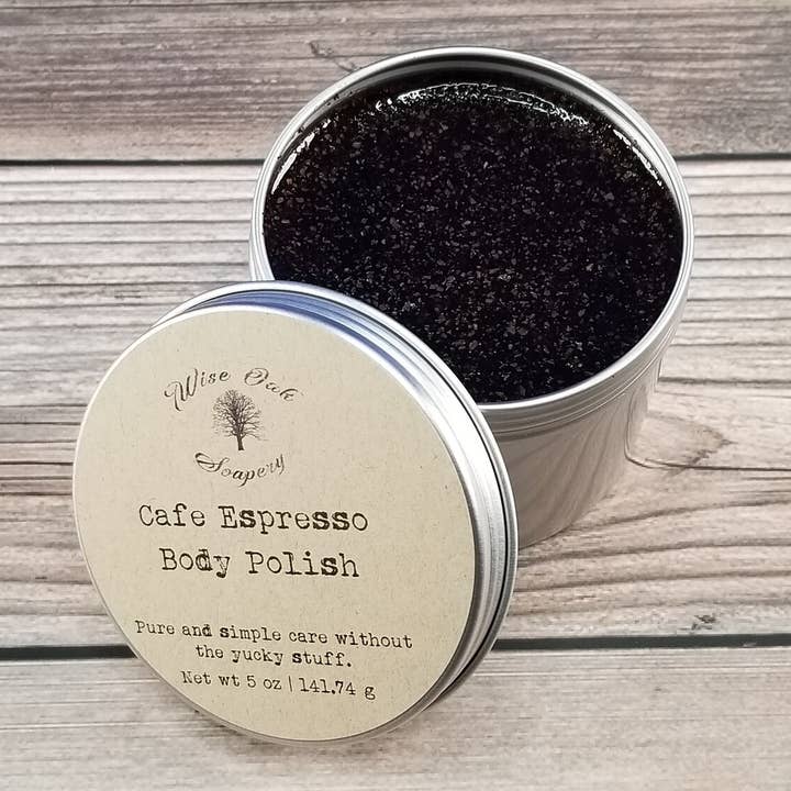 Body Polish Sugar Scrub for wholesale by Wise Oak Soapery