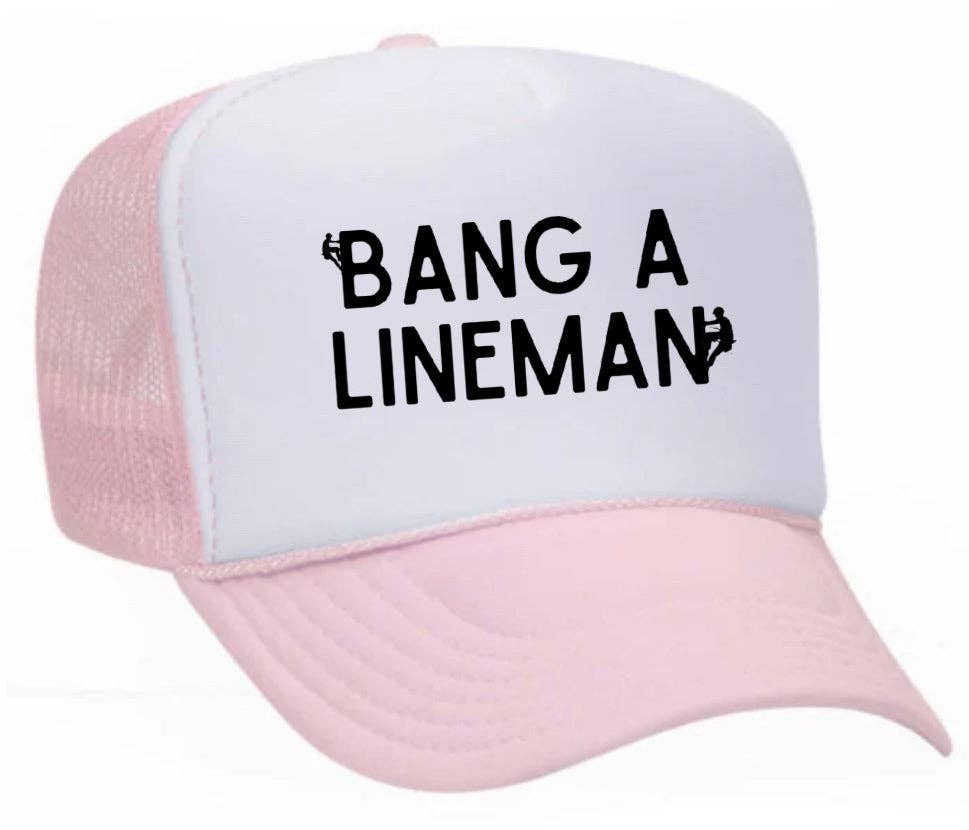 Inappropriate Trucker Hats - Vendita all'ingrosso Cappellino  da camionista - Unisex - Cappello da camionista Bang A Lineman25