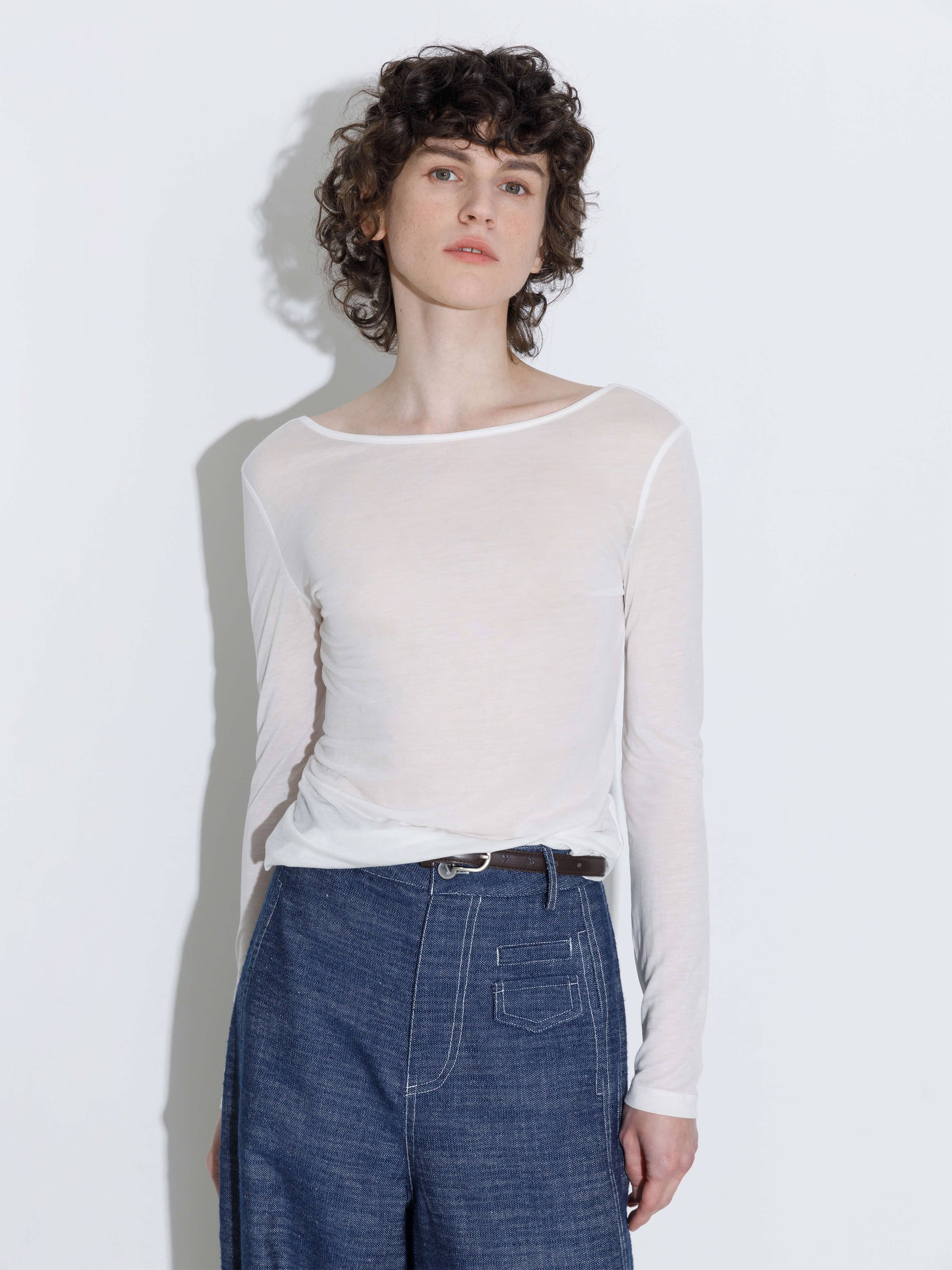 CUBIC - Wholesale Knit Top - Women's - Backless Deep U-Neck Sheer Knit Top13