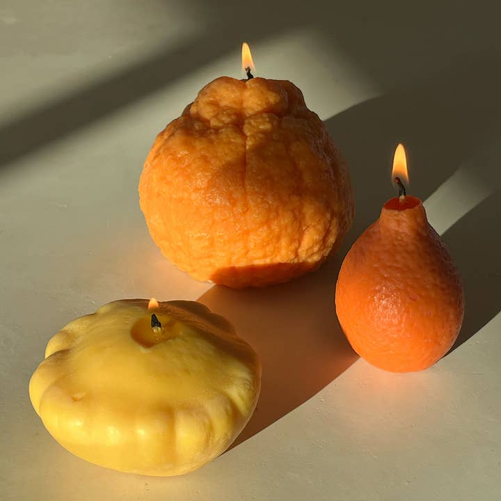 Orange Large Sumo Citrus Candle for wholesale on Faire