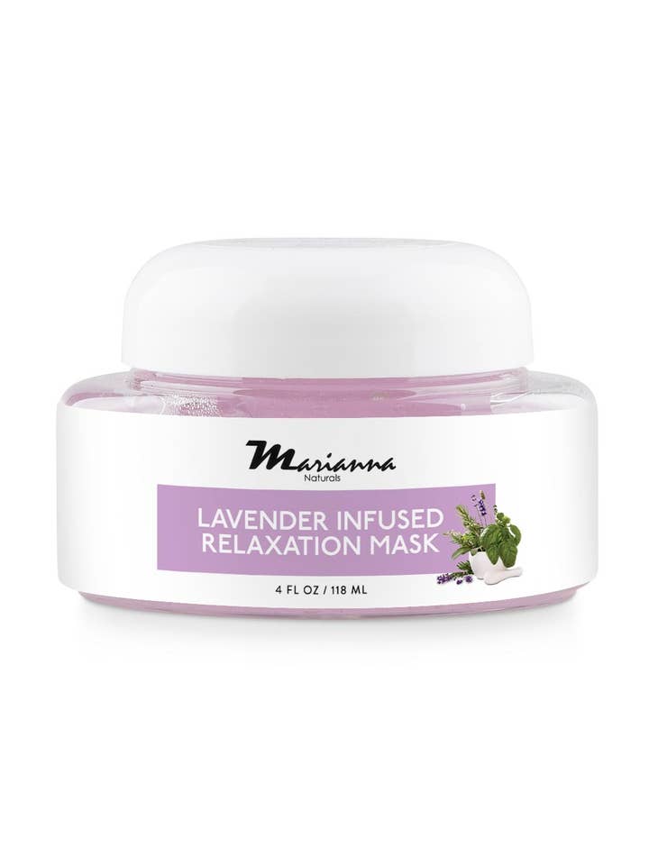 Laveder doordrenkt ontspanningsmasker voor wholesale door Marianna Naturals Corp.