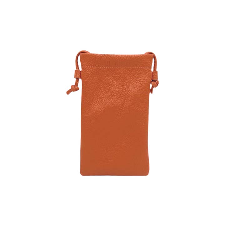 Suie Valentini srl - Wholesale Crossbody Bag - Women's - Genuine leather crossbody phone bag, Made in Italy, art. 1126285
