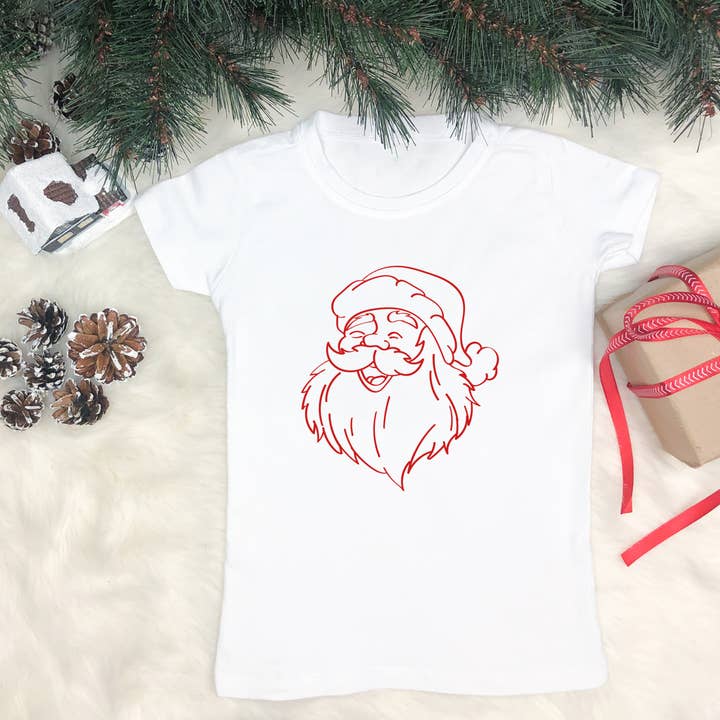 Chemise rétro Santa pour tout-petit pour la vente par Petite Star Rising