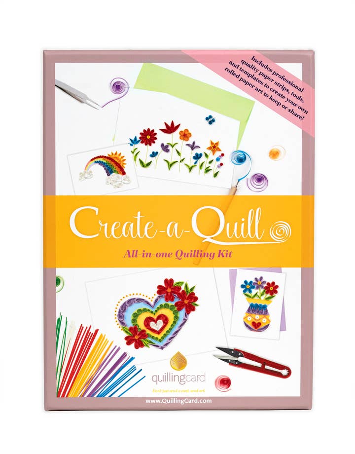 Quilling Card - Wholesale Doe-het-zelf-knutselset - Create-a-Quill doe-het-zelf quilling kit: Everyday0