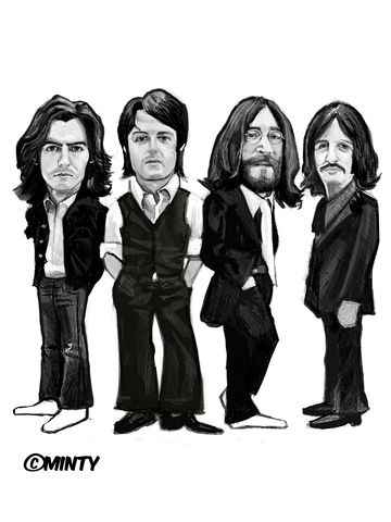 The Beatles print... for wholesale by A Guy Called Minty LTD