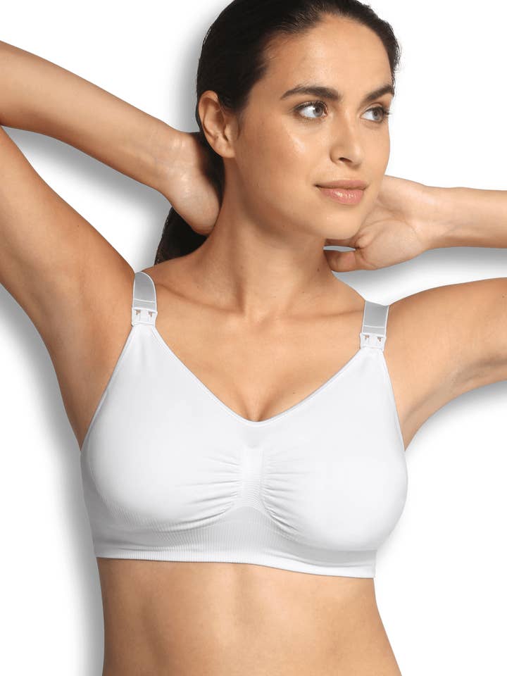 Carriwell – Großhandel Still-BH – Schwangerschafts- & Stillmode – Gepolsterter Schwangerschafts- und Still-BH (Schwarz)1