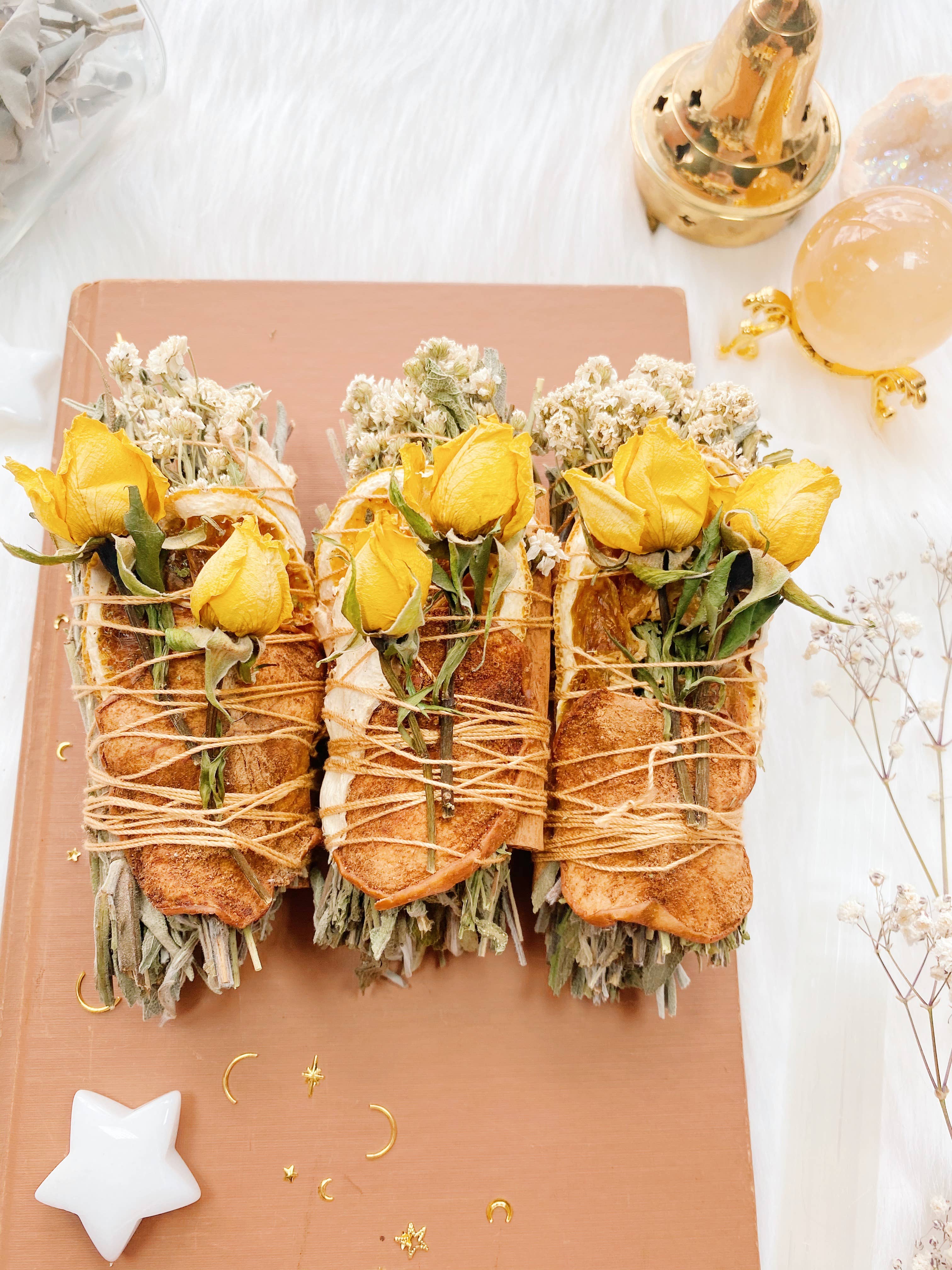 The 12th Moon - Wholesale Sage Bundle - SPICED AUTUMN  Bundle - Smudge - Smoke Cleansing3