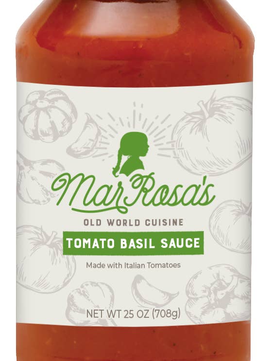 Tomato Basil Pasta Sauce for wholesale by MarRosa's Old World Cuisine