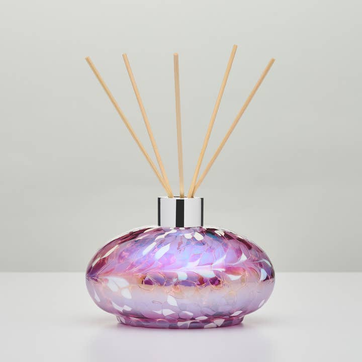Reed Diffuser - Oval - Violet for wholesale by Sienna Glass