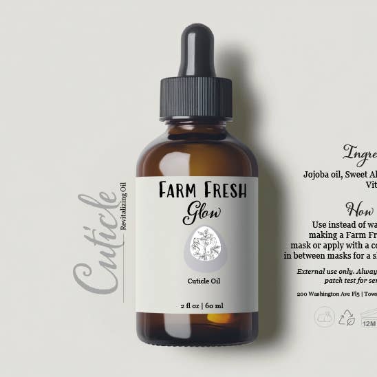Aceite de cutícula de almendra dulce para venta al por mayor de Farm Fresh Glow