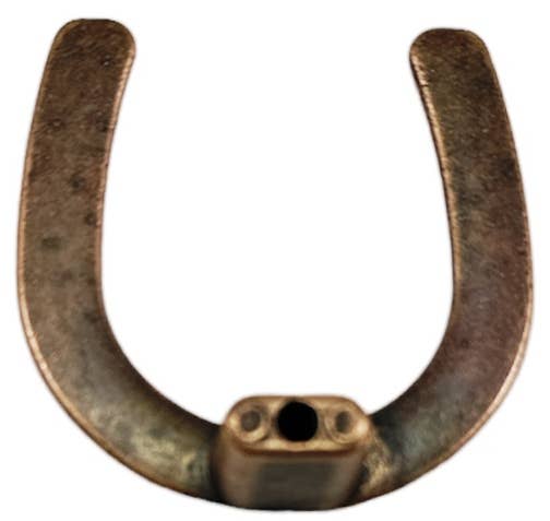 Rustic Iron Store - Venta al por mayor Pomos/tiradores - Tirador de cajón con forma de herradura, color cobre pátina1