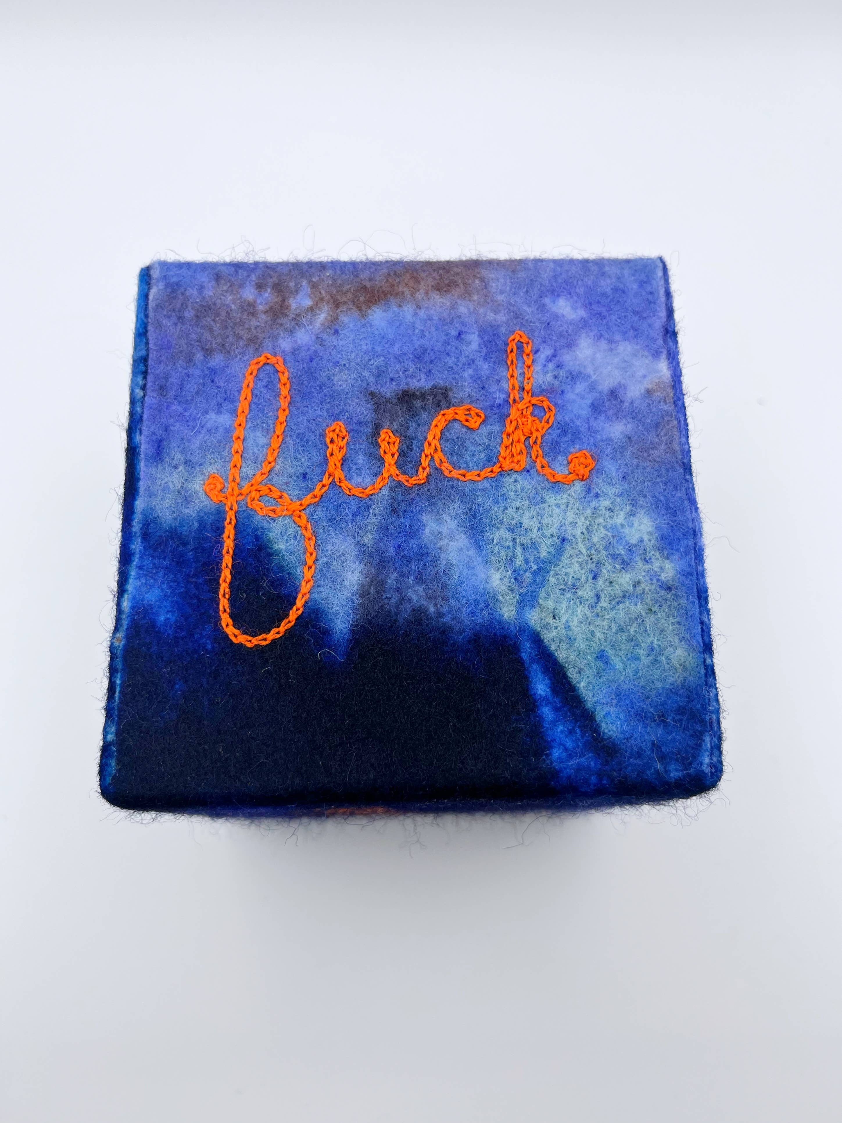 Cat Babbie - Wholesale Decorative Tabletop Object - Roll the F'ing Dice, Large, Fiber Art6