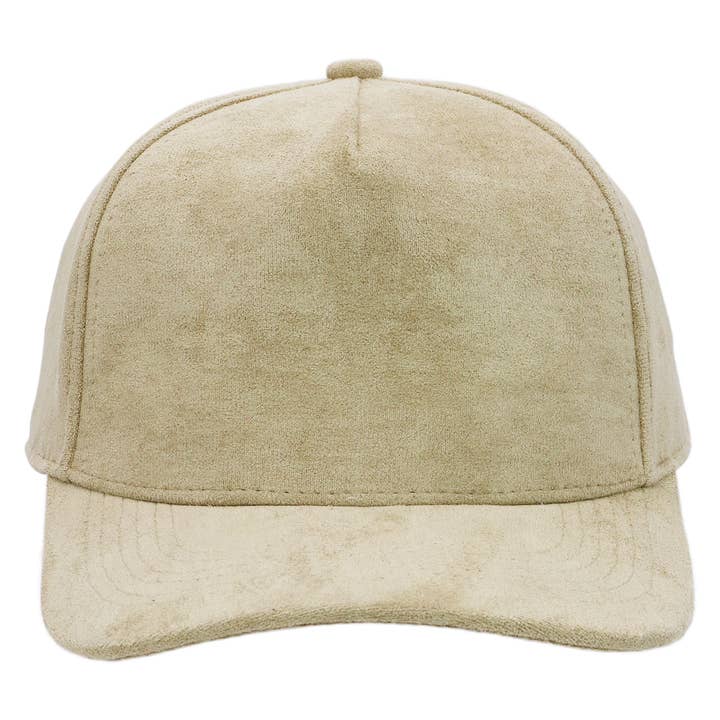Cap Zone - Vente Casquette de baseball – unisexe - Casquette de baseball cinq panneaux en suédine vegan premium