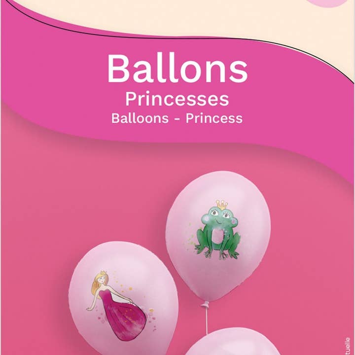 P'tit Clown - Wholesale Balloon - C&L Balloon Ø 30 cm - Set of 8 - Princesses0